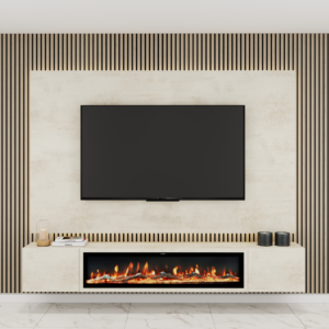 40in Luxury Fireplace 200cm Media Wall Package